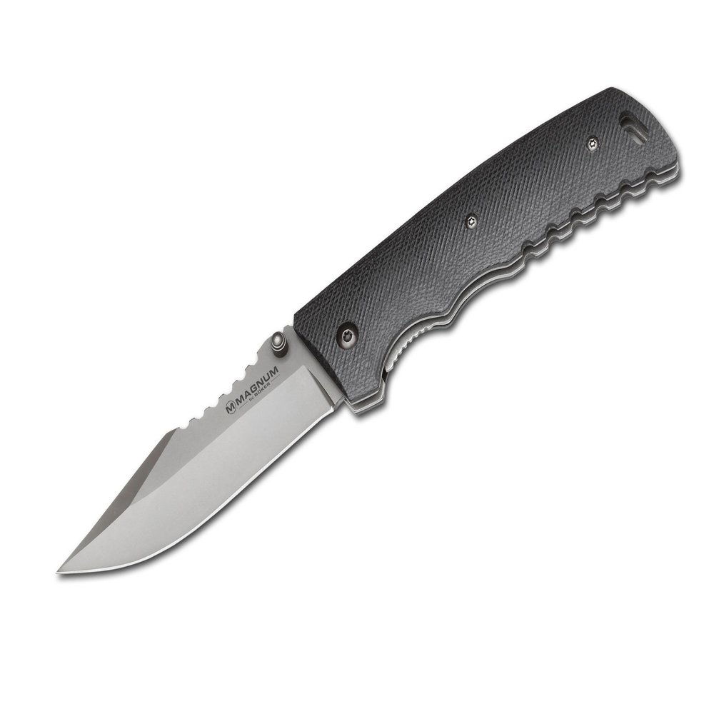 MAGNUM 01MB097 Folding Harpoon Pocket Knife, Grey