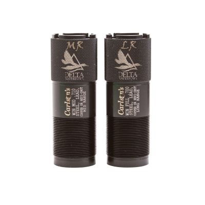 Carlson's Choke Tubes 12 Gauge for Winchester - Browning Inv - Moss 500 [ 2 Pack | Mid Range & Long Range ] Blued Steel | Delta Waterfowl Choke Tube | Made in USA