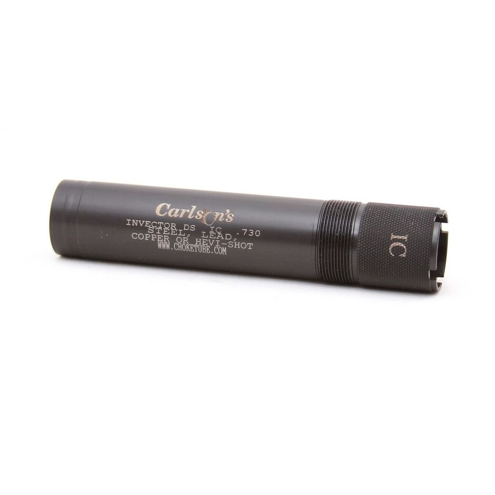 Carlson's Choke Tubes 12 Gauge for Browning Invector DS [ Improved Cylinder | 0.730 Diameter ] Blued Steel | Blued Sporting Clays Choke Tube | Made in USA