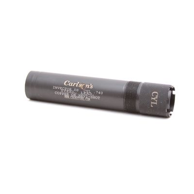 Carlson's Choke Tubes 12 Gauge for Browning Invector DS [ Cylinder | 0.740 Diameter ] Blued Steel | Blued Sporting Clays Choke Tube | Made in USA