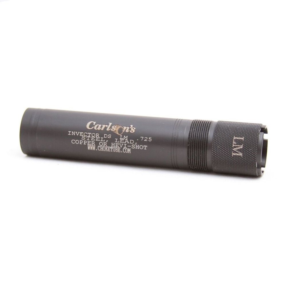 Carlson's Choke Tubes 12 Gauge for Browning Invector DS [ Light Modified | 0.725 Diameter ] Blued Steel | Blued Sporting Clays Choke Tube | Made in USA
