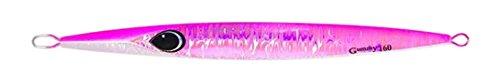 K-Flat Gummy Metal Jig Lure, 4.6 oz (130 g), No. 2, Pink view 1