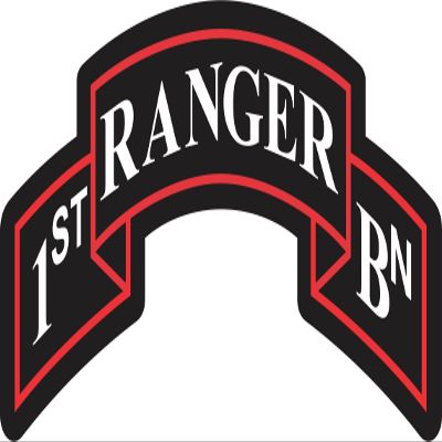 1st Ranger Battalion 5.5 Inch Decal