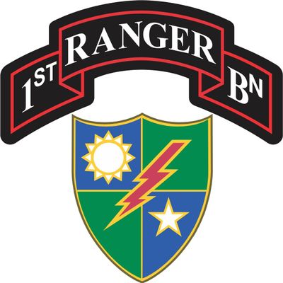 1st Battalion, 75th Ranger Regiment 5.5 Inch Decal