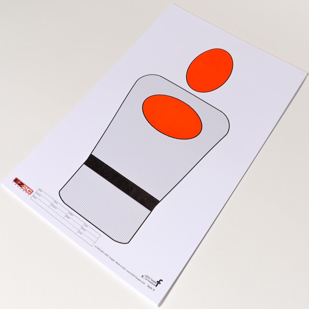 EZ2C Targets Style 8 (25 Pack)