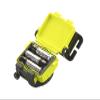 Streamlight 61602 Double Clutch USB 125-Lumen Multi-Fuel LED Headlamp with 120V AC Charging System, Elastic Head Strap, and Rubber Hard Hat Strap, Yellow view 4