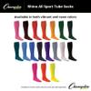 Champion Sports Rhino All Sport Socks Over the Calf Knee High Athletic Socks for Baseball, Softball, Football, Soccer Durable StayUp Fit- X-Large (13-15) - Teal view 2