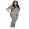 Natural Uniforms Women's Scrub Set Medical Scrub Top and Pants XXXL Gray view 1