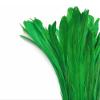1/2 Yard - 8-10" Kelly Green Strung Natural Bleach & Dyed Rooster Coque Tail Wholesale Feathers (Bulk) Mardi Gras Costume Supply | Moonlight Feather view 3