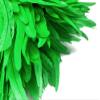 1/2 Yard - 8-10" Kelly Green Strung Natural Bleach & Dyed Rooster Coque Tail Wholesale Feathers (Bulk) Mardi Gras Costume Supply | Moonlight Feather view 4