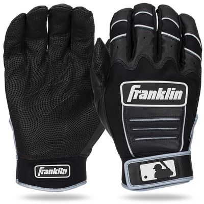 MLB Adult CFX Pro Batting Glove, Pair, Small, Black/Black