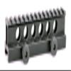 Hammers QD Picatinny Flat top 1 1inch high Riser Mount Rail with Multiple 14 Ring Slots and Large Clamping Thumb Screws view 1