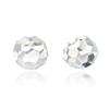 AeraVida Sparkling Crystal Ball and .925 Sterling Sterling Silver 6mm Round Stud Earrings | Ball Stud Earrings for Women | Fashion Jewelry view 1