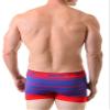 Fashion Mic Men's Basic Casual Seamless Boxer Briefs-Ancient Tiger Print (one Size, red) view 2