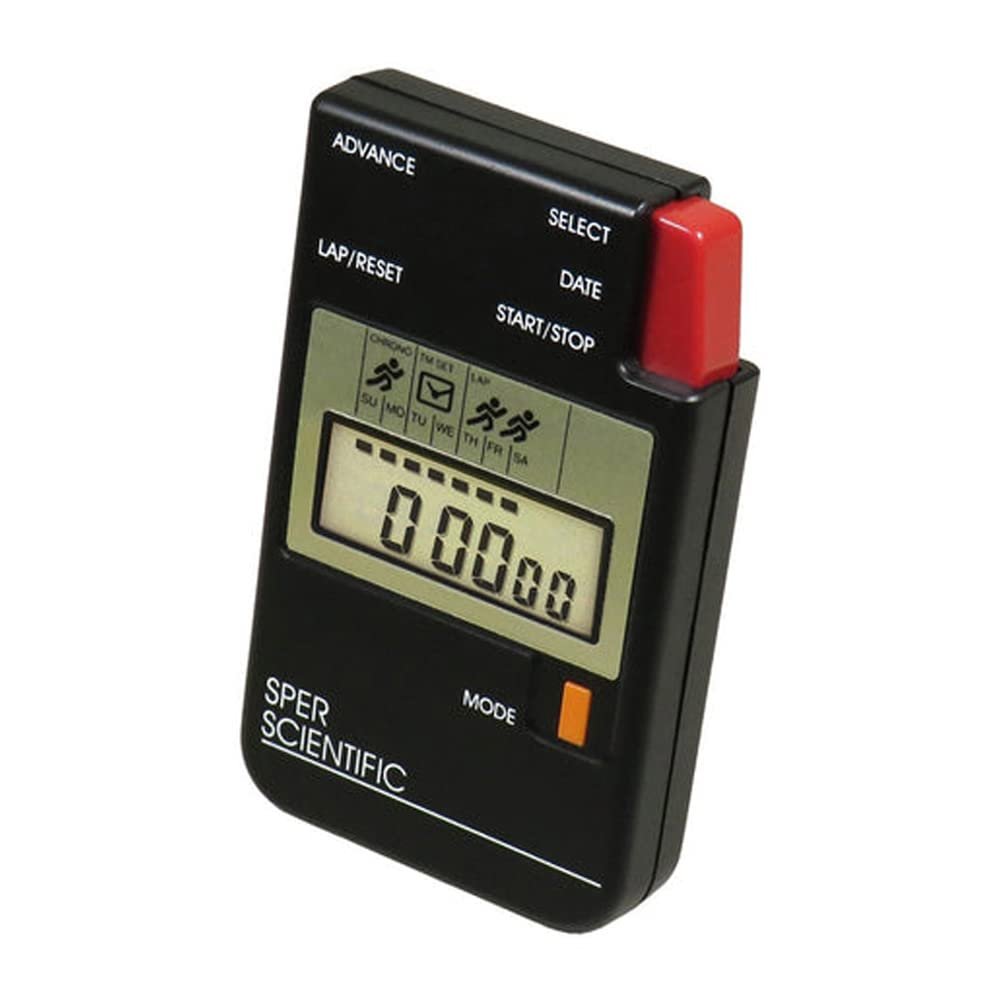 Sper Scientific 810022 Large Display Digital Stopwatch, 3.75" Height, 2.5" Width