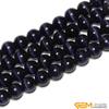 12mm Round Deep Violet Cat Eye Beads Strand 15 Inches Jewelry Making Beads view 2
