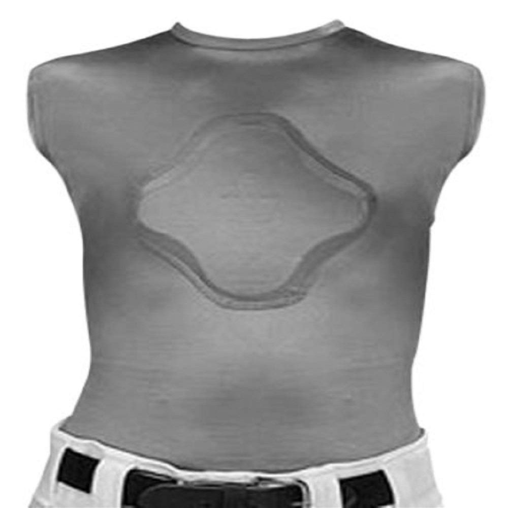 Authentic Sports Authority Youth Large Grey Heart-Guard Protective Body Shirt
