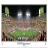 Alabama Beat Notre Dame 2013 BCS National Championship Game - NCAA Collage 13.5x39 Panoramic Poster. Deluxe Double Matted with Black Metal Frame #5036 view 1