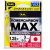 Duel Fluoro Line H3394 No. 1.25, POWERCARBON MAX, 164.0 ft (50 m), No. 1.25, Super Clear view 1
