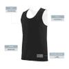 Augusta Sportswear Reversible Wicking Tank XL Black/White view 4