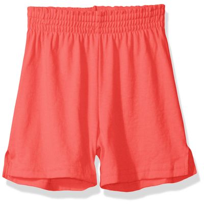 Soffe Big Girl's Authentic Low-Rise Shorts, Cayenne, Extra Small