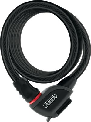ABUS Phantom 8950/180 KF - Cable Bike Lock Set with KF Saddle Clamp Bracket - 12/15mm Security Level 5 - Black