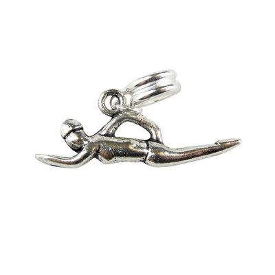 UniqueBeadsAndGifts Universal Swimming Swimmer Charm