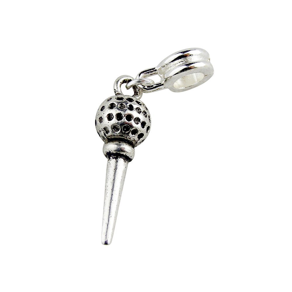 UniqueBeadsAndGifts Universal Golf Ball and Tee Charm