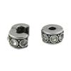 Universal Stopper Bead With Rhinestones view 1