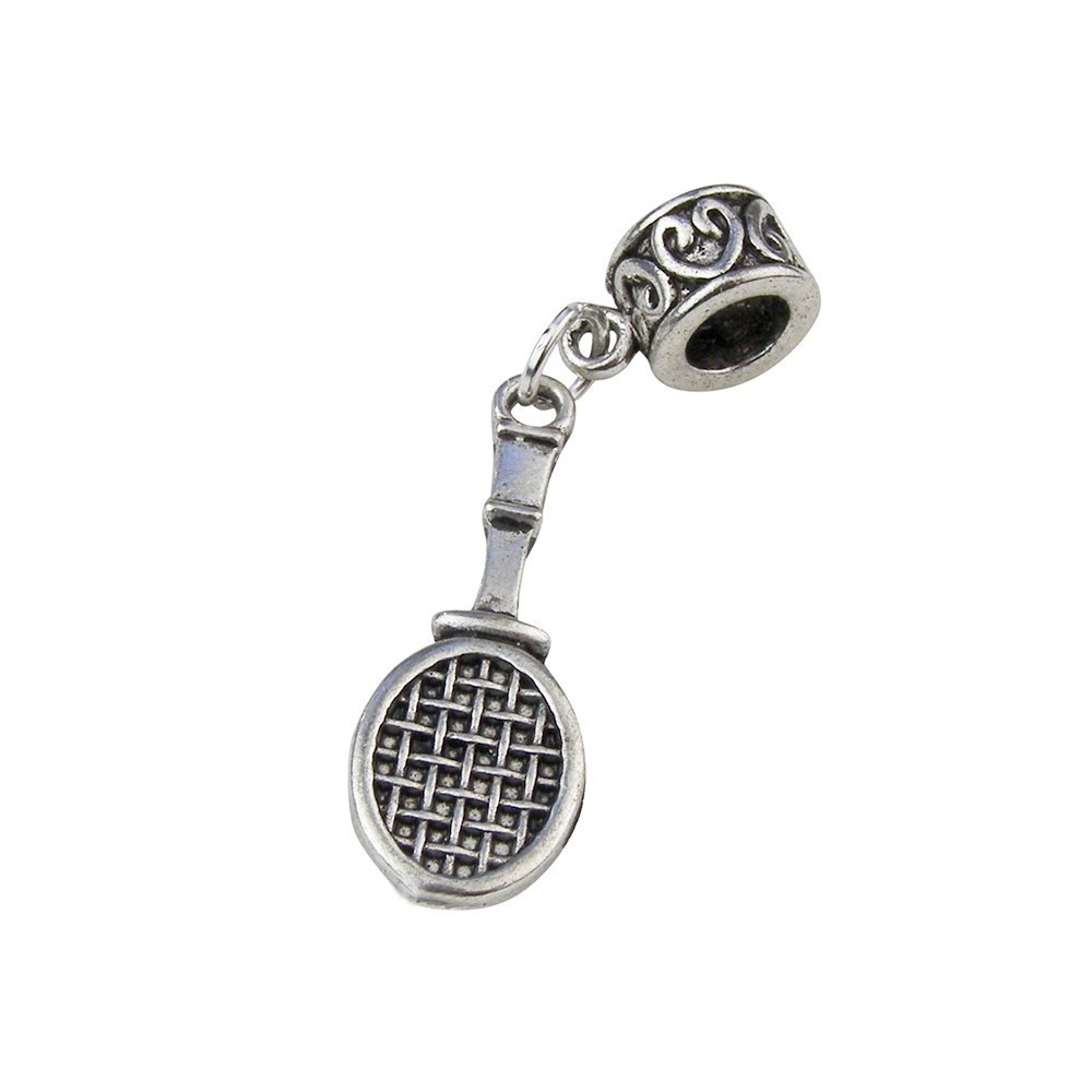 UniqueBeadsAndGifts Universal Tennis Racquet Charm