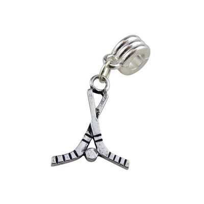 UniqueBeadsAndGifts Universal Hockey Sticks Charm