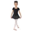 EUROTARD 10467 Child Short Sleeve with Double Layered Skirt (Black, Large) view 1