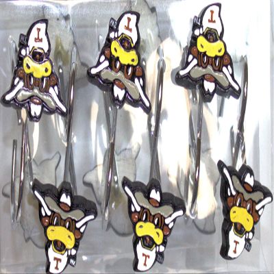 University of Texas Decorative Bath Collection - 12pc Shower Hooks