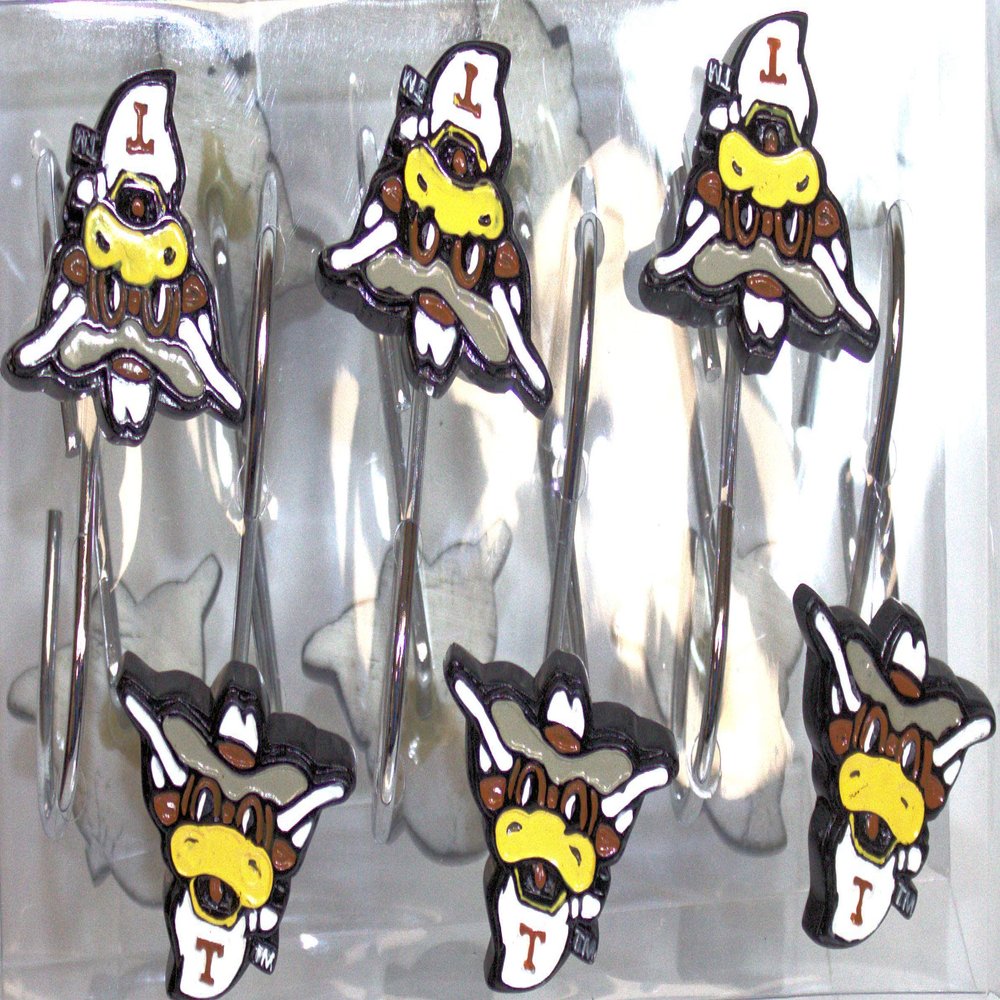 University of Texas Decorative Bath Collection - 12pc Shower Hooks