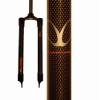 CarbonCycles Exotic Carbon Rigid Bike Fork for 24 Inch Wheel, Sleek Disc Brake Specific 24in view 1