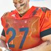 Russell Athletic Mens Stock Practice Jersey  Mesh Top Football Jersey for Men, Ideal for Training and Game Day C2 Gold view 2