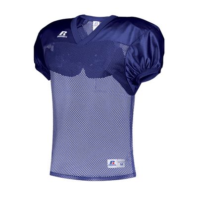 Russell Athletic Mens Stock Practice Jersey Mesh Top Football Jersey for Men, Ideal for Training and Game Day MQ Royal