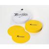 Precision Round Rubber Marker Discs (Set of 20) Yellow Medium view 1