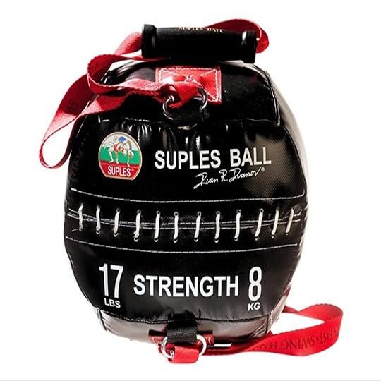 Suples Strength Ball Standard 17 lb Bulgarian Bag Alternative for Wrestling, Judo, Grappling, MMA, Functional Training & Core Conditioning (12" Diamiter)