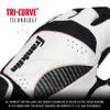 Franklin Sports MLB Adult Shok-Sorb Neo Batting Gloves, White/Black, Small view 4