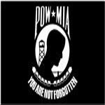 1 - 3"x 5" POW MIA Flag Sticker 3" x 5"