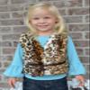 Foxfire Lilly Patricia Brown Leopard Faux Fur Vest view 2