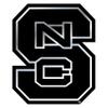 NC State Wolfpack Chrome Auto 3 in. Car Magnet view 1
