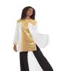 Eurotard Child Unisex Resurrection Top 14845C WHITE/GOLD-L/XL