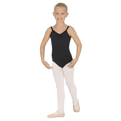 Eurotard Child Camisole V" Back Leotard (44527c) -BLACK -S "