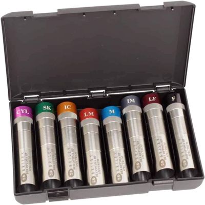 Negrini Extended Shotgun Choke Tube Case (8 Chokes) - Fits Various Choke Tube Sizes up to 3-7/8 Inches - Choke Tube Organization and Secure Storage - Black