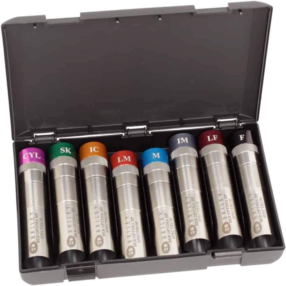 Negrini Extended Shotgun Choke Tube Case (8 Chokes) - Fits Various Choke Tube Sizes up to 3-7/8 Inches - Choke Tube Organization and Secure Storage - Black