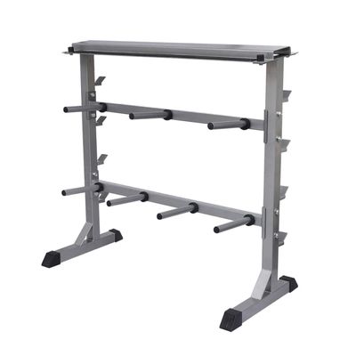 vidaXL Dumbbell Rack, Weight Rack for Beginners and Professional Use, Barbell Shelf, Weight Stand for Kettlebell Storage Organization Home Gym