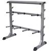 vidaXL Dumbbell Rack, Weight Rack for Beginners and Professional Use, Barbell Shelf, Weight Stand for Kettlebell Storage Organization Home Gym view 4