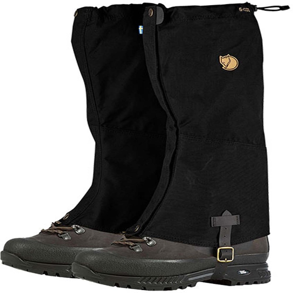 Fjallraven Unisex Adult Singi Gaiters, Black, S/M